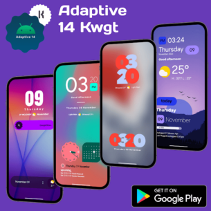 Adaptive 14 Kwgt 1.0.8 Apk for Android 3