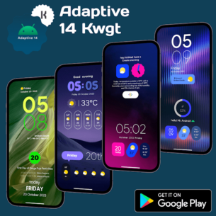 Adaptive 14 Kwgt 1.1.1 Apk for Android 4