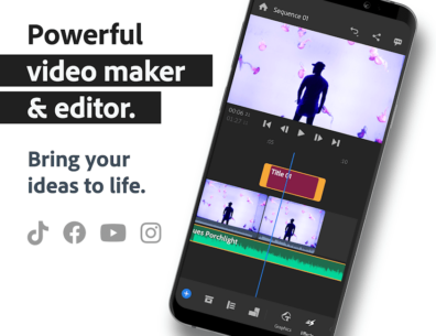 Adobe Premiere Rush: Video (UNLOCKED) 2.8.0.2719 Apk for Android 1