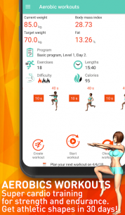 Aerobics workout at home – endurance training 2.6 Apk for Android 1