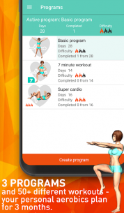 Aerobics workout at home – endurance training 2.6 Apk for Android 2