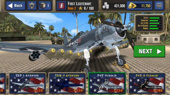 Air Combat Pilot: WW2 Pacific 1.17.008 Apk + Mod for Android 2
