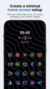 Aline: bold linear icon pack 2.9.8 Apk for Android 1
