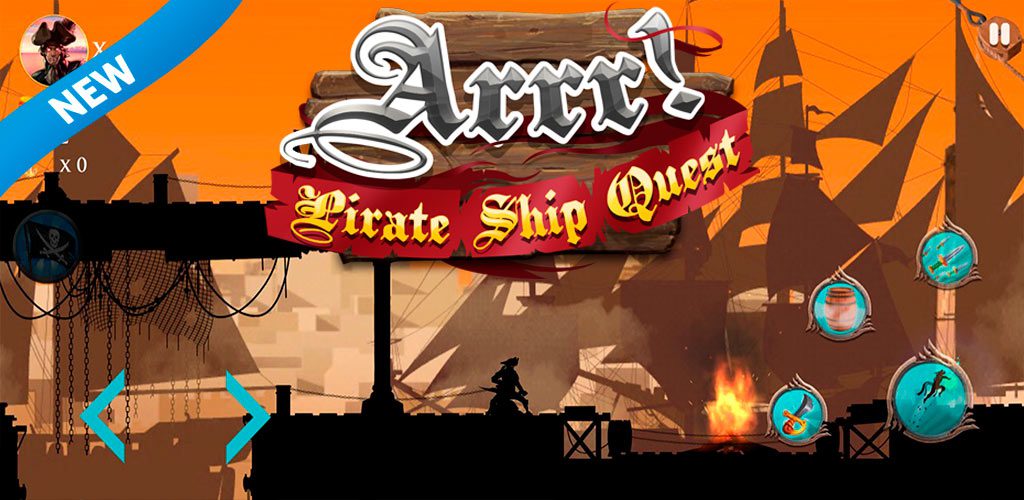 arrr pirate arcade platformer game cover