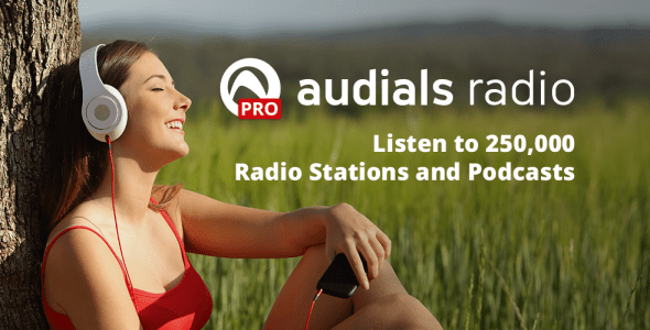 audials radio pro android cover