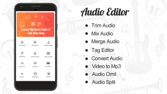 Audio Editor : Cut,Merge,Mix Extract Convert Audio (PRO) 1.6 Apk for Android 1