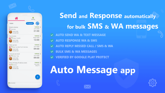 AUTO MESSAGE send response sms (PREMIUM) 2.6229 Apk for Android 1