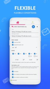 AUTO MESSAGE send response sms (PREMIUM) 2.6229 Apk for Android 5