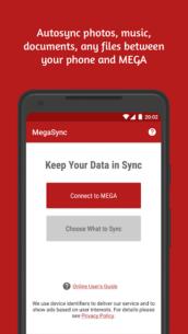 Autosync for MEGA – MegaSync 6.3.15 Apk for Android 1