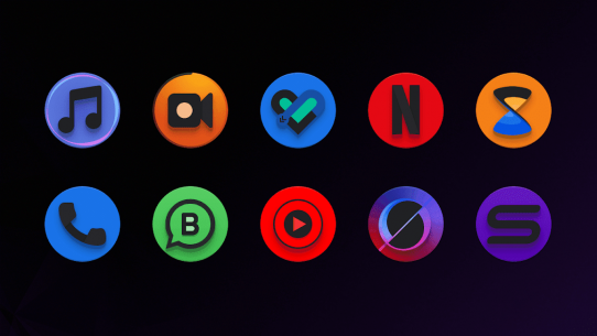 Baked – Dark Android Icon Pack 12.0.0 Apk for Android 2