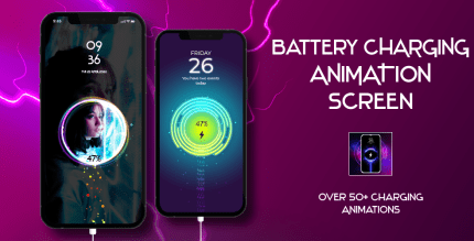 battery charging animation 4d cover