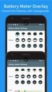 Battery Meter Overlay (PRO) 5.5.3 Apk for Android 3