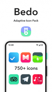 Bedo Adaptive Icon Pack 10 Apk for Android 1