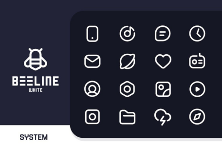 BeeLine White Iconpack 3.4 Apk for Android 1
