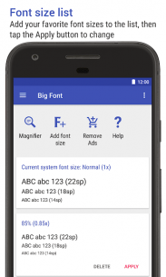 Big Font (change font size) (PRO) 3.66 Apk for Android 5