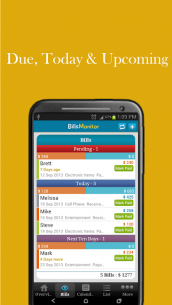 Bills Monitor Reminder Easily Manage Money 1.8 Apk for Android 2