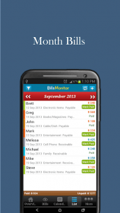 Bills Monitor Reminder Easily Manage Money 1.8 Apk for Android 4