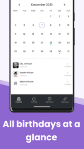 Birthday Calendar & Reminder (PREMIUM) 3.0.3 Apk for Android 4