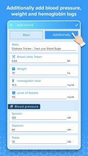 Blood Sugar Diary – Health Tracker (PRO) 1.4 Apk for Android 4