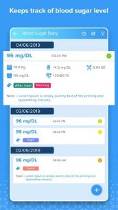 Blood Sugar Diary – Health Tracker (PRO) 1.4 Apk for Android 5