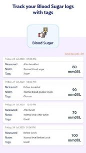 Blood Sugar Log – Diabetes Tracker (PRO) 1.13 Apk for Android 4