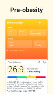 BMI Calculator PRO 2.2.5 Apk for Android 3