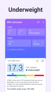 BMI Calculator PRO 2.2.5 Apk for Android 5