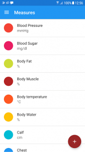 Body measurements – weight, BMI, waist, fat, pulse (PRO) 1.9.4 Apk for Android 2