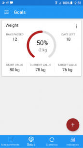 Body measurements – weight, BMI, waist, fat, pulse (PRO) 1.9.4 Apk for Android 4
