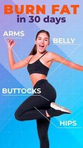 Burn fat workout in 30 days. HIIT training at home 5.5 Apk for Android 1