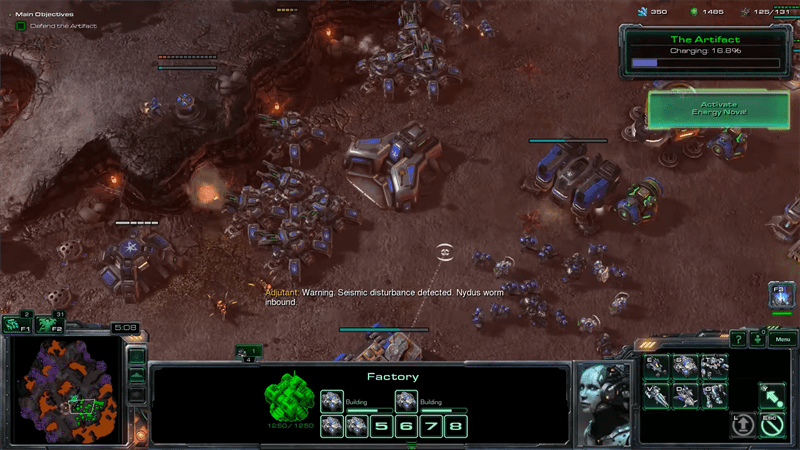 Experience the cheat codes in the game modes of StarCraft 2