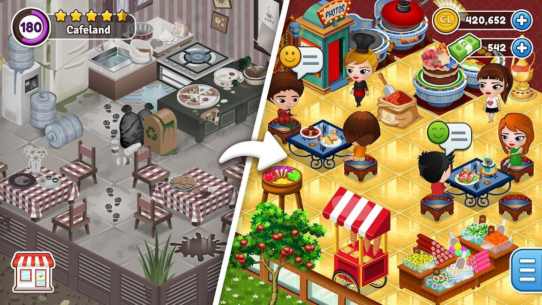 Cafeland – Restaurant Cooking 2.11.1 Apk for Android 4