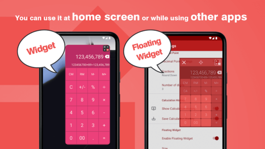 Calculator – Floating Widget (PRO) 2.3.7 Apk for Android 2