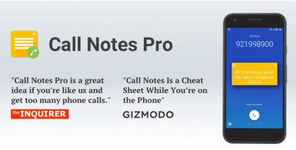 call notes pro android cover