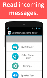 Caller Name and SMS Talker 1.35 Apk for Android 2