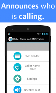 Caller Name and SMS Talker 1.35 Apk for Android 3