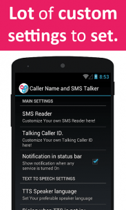 Caller Name and SMS Talker 1.35 Apk for Android 4