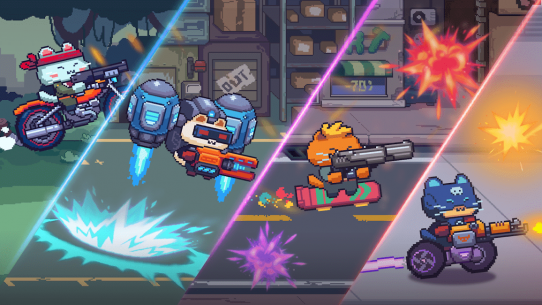 Cat Gunner: Super Zombie Shooter Pixel 1.7.0 Apk + Mod for Android 2