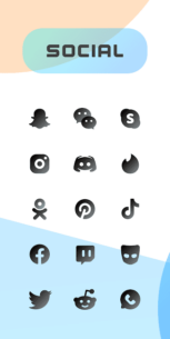 CHIC DARK Icon Pack 1.4 Apk for Android 3