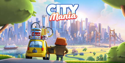 city mania town building game cover