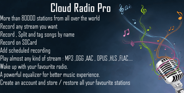 cloud radio pro android cover