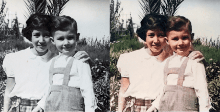 colorize color to old photos cover