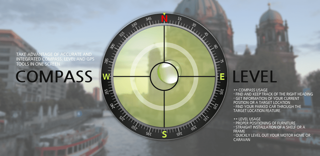 compass level gps full android cover