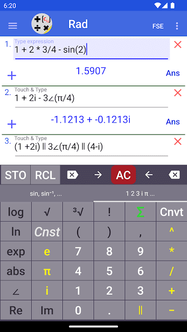 Complex Number Calculator PRO 1.1.1 Apk for Android 1
