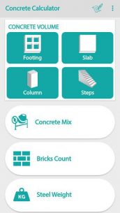 Concrete Volume Calculator–Construction Calculator 1.4 Apk for Android 2
