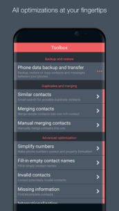Contacts Optimizer (PRO) 6.1.400 Apk for Android 3