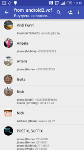 Contacts VCF 4.2.69 Apk for Android 1