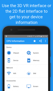 CPU Information Pro : Your Device Info in 3D VR 4.3.2 Apk for Android 2