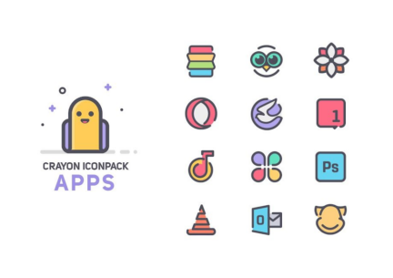 Crayon Icon Pack 5.1 Apk for Android 5