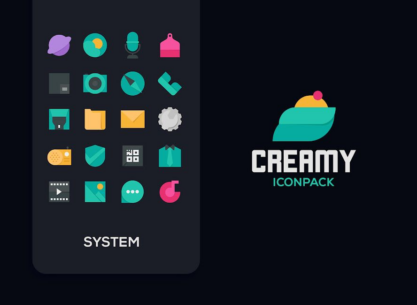 Creamy Icon pack (PRO) 3.0 Apk for Android 1